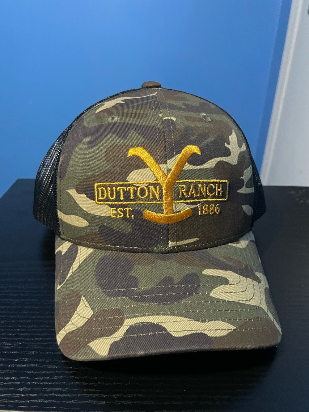 Camo Trucker Hat - Green Camouflage Mens New without tag